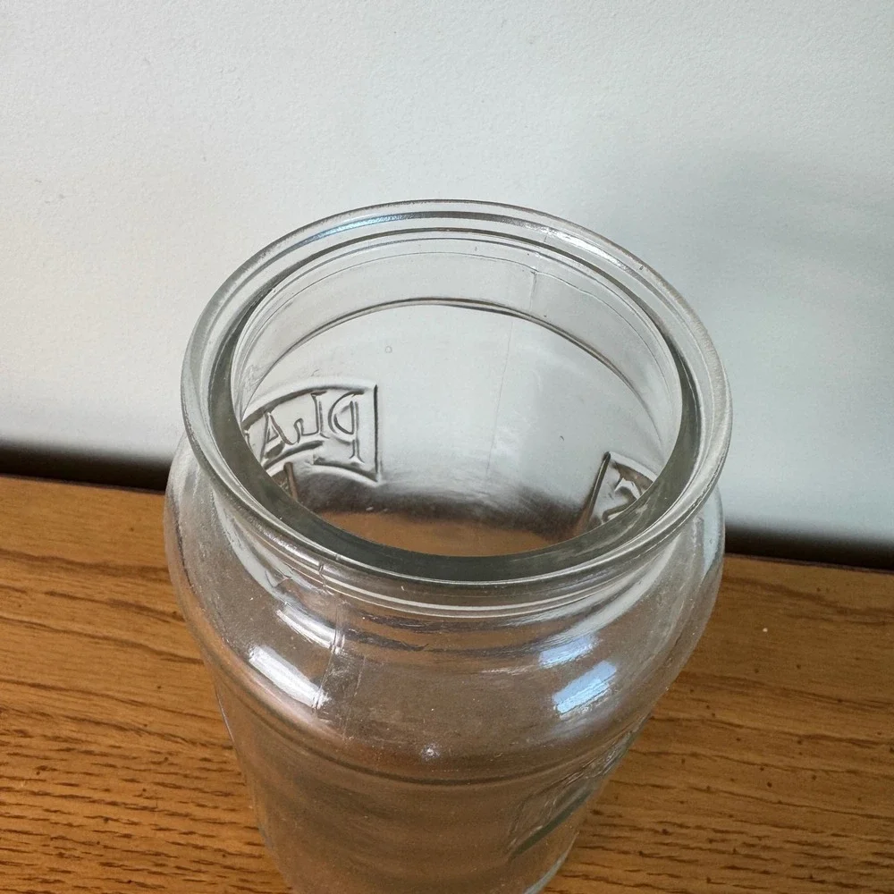 Planters 75th Anniversary Peanut Planter Peanut Character Glass Jar‎ with Lid